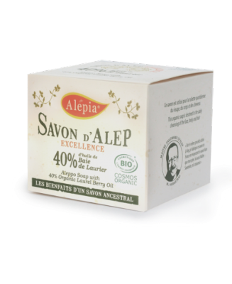 Savon d'Alep BIO 40% laurier