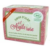 Savon d'Alep bio à l'argile rose