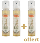 lot de 3 huile d'argan pur et bio 100ML 