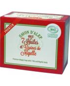 Savon d'Alep BIO aux 7 Huiles et aux graines de nigelles 