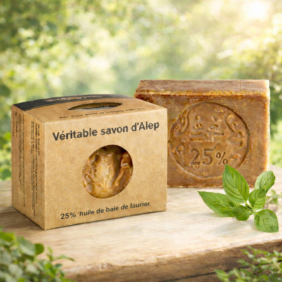 Savon d'Alep 25% laurier